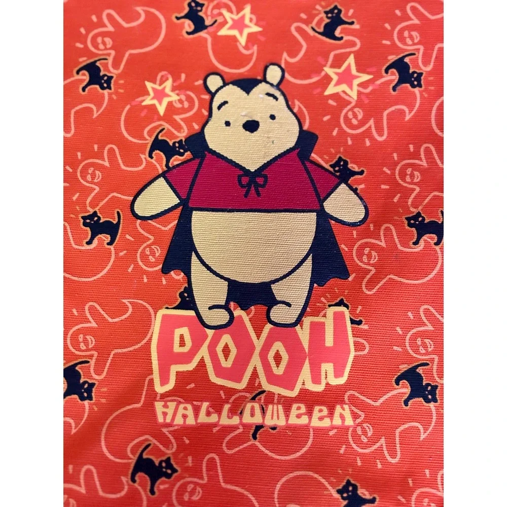 Disney Direct Vintage 2004 Winnie Pooh Halloween Canvas Tote Bag Trick or Treat